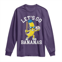Funny Banana Long Sleeve Shirt Lets Go Bananas - Wonder Print Shop