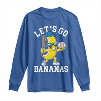 Funny Banana Long Sleeve Shirt Lets Go Bananas - Wonder Print Shop