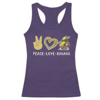Funny Love Bananas Racerback Tank Top Cute Banana Gifts - Wonder Print Shop