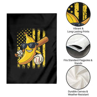 Retro Bananas Garden Flag Vintage American Flag Banana Lover - Wonder Print Shop