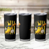 Retro Bananas Tumbler Cup Vintage American Flag Banana Lover - Wonder Print Shop