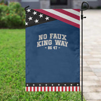 Snarky No Kings In America Garden Flag No Faux King Way 86 47 Vintage Retro