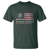 No Kings in America T Shirt 86 47 US Flag Impeach 47