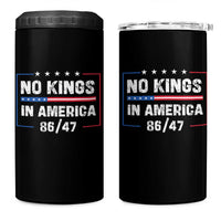 No Kings in America 4 in 1 Can Cooler Tumbler 86 47 Impeach 47