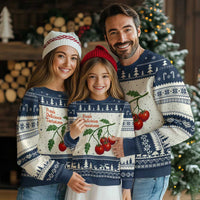 Subtle FDT Ugly Christmas Sweater Fresh Delicious Tomatoes Retro Tomato Vine Graphic Political Humor