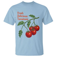 Subtle FDT T Shirt Fresh Delicious Tomatoes Retro Tomato Vine Graphic Political Humor