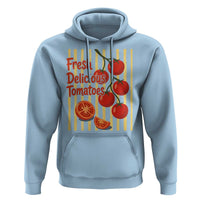 Subtle FDT Hoodie Fresh Delicious Tomatoes Striped Retro Vintage 80s Subtle FDT