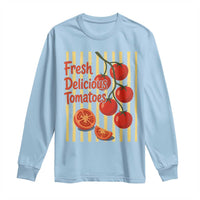 Subtle FDT Long Sleeve Shirt Fresh Delicious Tomatoes Striped Retro Vintage 80s Subtle FDT