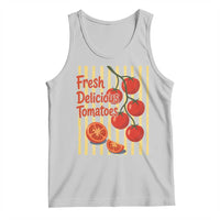 Subtle FDT Tank Top Fresh Delicious Tomatoes Striped Retro Vintage 80s Subtle FDT