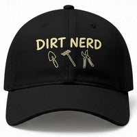 Dirt Nerd Baseball Cap Funny Gardening Lover Gardener