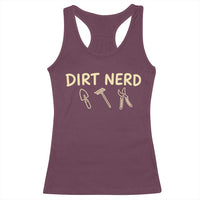 Dirt Nerd Racerback Tank Top Funny Gardening Lover Gardener