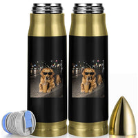 Funny Golden Retriever Iced Coffee Bullet Tumbler Grunge Silly Meme Graphic Funny Dog Lover