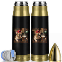 French Bulldog Drinking Beer Bullet Tumbler Silly Dog Meme Graphic Sarcastic Gift