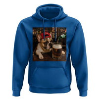 French Bulldog Drinking Beer Hoodie Silly Dog Meme Graphic Sarcastic Gift