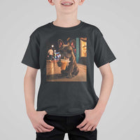 French Bulldog Iced Coffee T Shirt For Kid Grunge Frenchie Graphic Funny Dog Lover