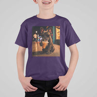French Bulldog Iced Coffee T Shirt For Kid Grunge Frenchie Graphic Funny Dog Lover