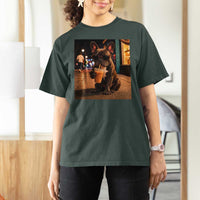 French Bulldog Iced Coffee T Shirt For Women Grunge Frenchie Graphic Funny Dog Lover