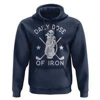 Funny Golfer Hoodie Daily Dose of Iron Golf