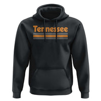 Vintage Tennessee Hoodie Retro Classic TN Orange Print Retro Three Stripe
