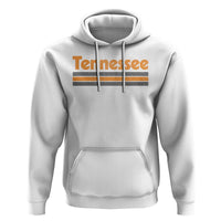 Vintage Tennessee Hoodie Retro Classic TN Orange Print Retro Three Stripe