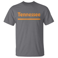 Vintage Tennessee T Shirt Retro Classic TN Orange Print Retro Three Stripe