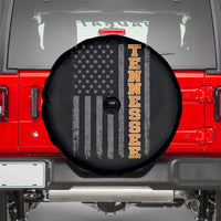 Vintage Tennessee Spare Tire Cover Retro Orange TN American Flag Patriotic US State