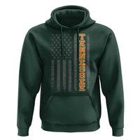 Vintage Tennessee Hoodie Retro Orange TN American Flag Patriotic US State