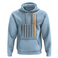 Vintage Tennessee Hoodie Retro Orange TN American Flag Patriotic US State