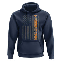 Vintage Tennessee Hoodie Retro Orange TN American Flag Patriotic US State