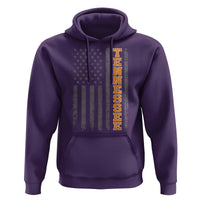 Vintage Tennessee Hoodie Retro Orange TN American Flag Patriotic US State