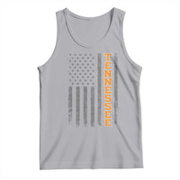 Vintage Tennessee Tank Top Retro Orange TN American Flag Patriotic US State
