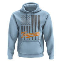 Vintage Tennessee Hoodie Retro Classic TN Orange Print Retro Baseball American US Flag