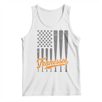 Vintage Tennessee Tank Top Retro Classic TN Orange Print Retro Baseball American US Flag