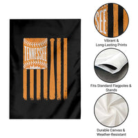 Vintage Tennessee Garden Flag Retro Classic TN Orange Retro Baseball American US Flag