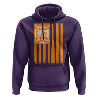 Vintage Tennessee Hoodie Retro Classic TN Orange Retro Baseball American US Flag