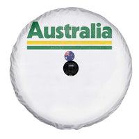 Australia Fan Spare Tire Cover Retro Vintage Flag Green Yellow Country Pride Distressed Graphic