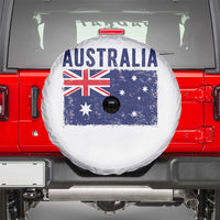 Vintage Australia Flag Spare Tire Cover Distressed Patriotic Country Pride Graphic