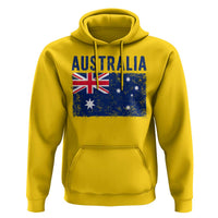 Vintage Australia Flag Hoodie Distressed Patriotic Country Pride Graphic