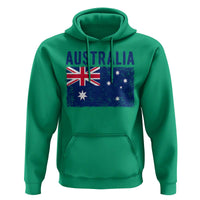 Vintage Australia Flag Hoodie Distressed Patriotic Country Pride Graphic