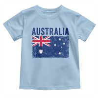 Vintage Australia Flag Toddler T Shirt Distressed Patriotic Country Pride Graphic