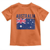 Vintage Australia Flag Toddler T Shirt Distressed Patriotic Country Pride Graphic
