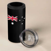 Vintage Australian Flag 4 in 1 Can Cooler Tumbler Australia Distressed Patriotic Southern Cross Country Pride Graphic
