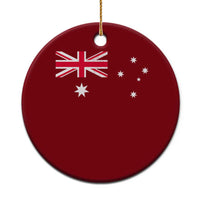 Vintage Australian Flag Ceramic Ornament Australia Distressed Patriotic Southern Cross Country Pride Graphic