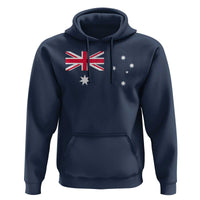 Vintage Australian Flag Hoodie Australia Distressed Patriotic Southern Cross Country Pride Graphic