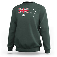 Vintage Australian Flag Sweatshirt Australia Distressed Patriotic Southern Cross Country Pride Graphic