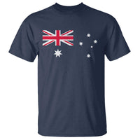 Vintage Australian Flag T Shirt Australia Distressed Patriotic Southern Cross Country Pride Graphic
