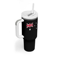 Vintage Australian Flag Tumbler With Handle Australia Distressed Patriotic Southern Cross Country Pride Graphic