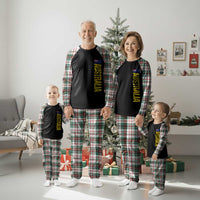 Australia Flag Plaid Pajama Set Patriotic Country Pride Vertical Text Graphic