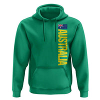 Australia Flag Hoodie Patriotic Country Pride Vertical Text Graphic
