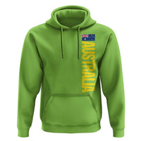 Australia Flag Hoodie Patriotic Country Pride Vertical Text Graphic